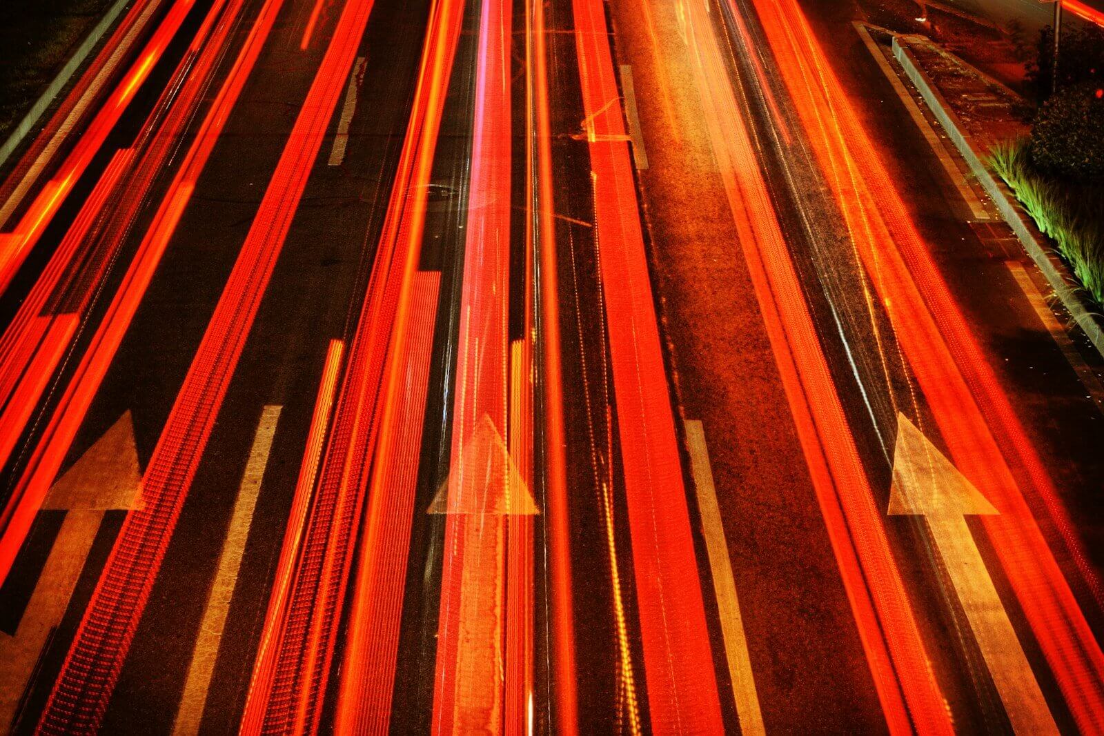 time lapse photography of road during nighttime